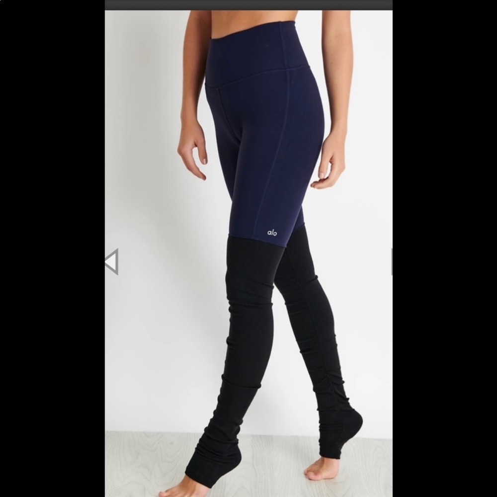 Alo Godess Black Extra Long Yoga Leggings Size X Small